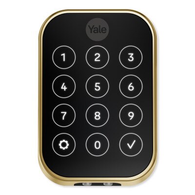 Yale Pro 2 Key Free Touchscreen Keypad Lock with Wi-Fi, Lifetime Brass